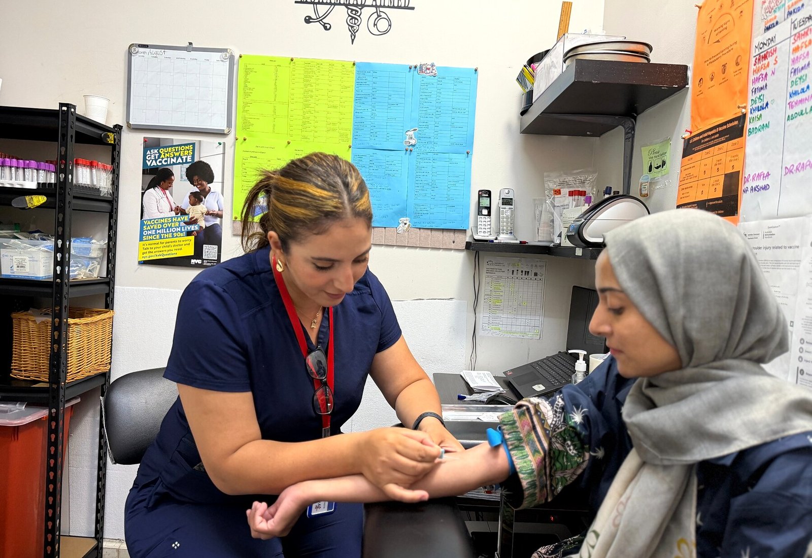 Clinical blood draw service